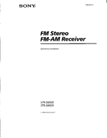 Sony STR-DB930 - Owners Manual 